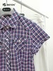 【第2件半价！尾货清仓不退换】波顿女士短袖格仔LS388 商品缩略图2