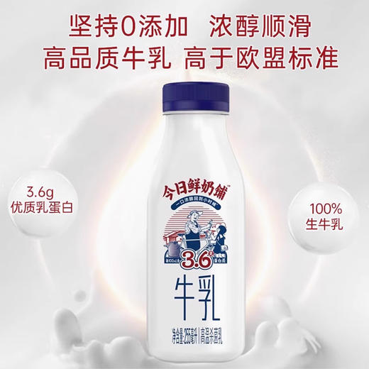 新希望今日鲜奶铺巴氏杀菌乳255ml，保质期15天 商品图1