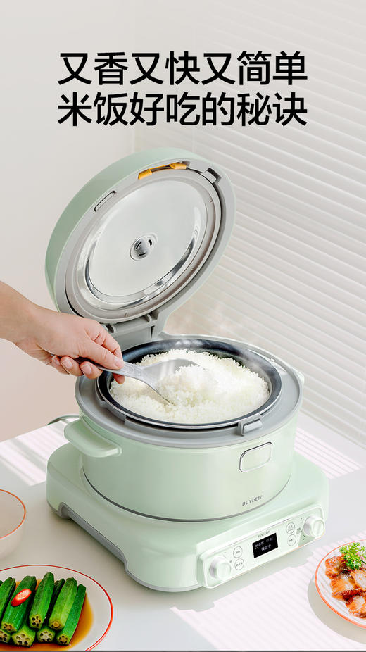 6F 北鼎RD5731/IH多功能分体电饭煲 浅衫绿 商品图1