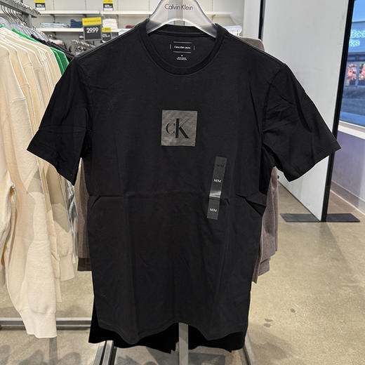 Calvin Klein jeans/CK 男士夏季印花图案透气休闲圆领短袖T恤 商品图2