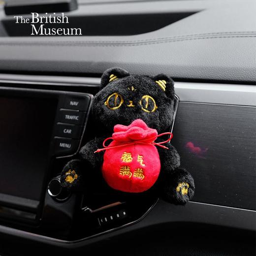 大英博物馆巴斯特车载香薰福袋香氛挂件香包毛绒高级感小众礼物 商品图0