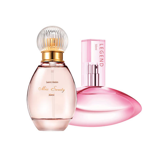 圣美伦巴黎甜心香水30ml+传奇香水30ml 商品图0