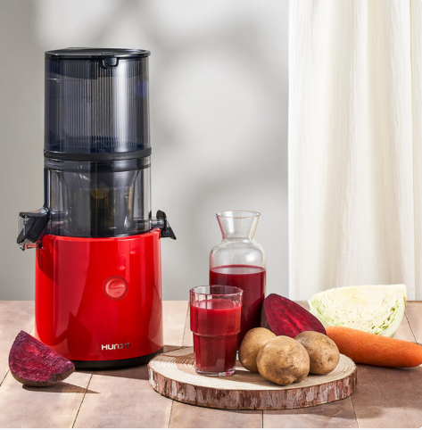 惠人（HUROM）高端甄选家用榨汁原汁机汁渣分离榨汁机韩国进口H300L 300L-红色