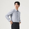 【竹纤维/胶条衬衫】柒牌长袖衬衫男秋季新款商务色织格翻领衬衣129A70370 商品缩略图1