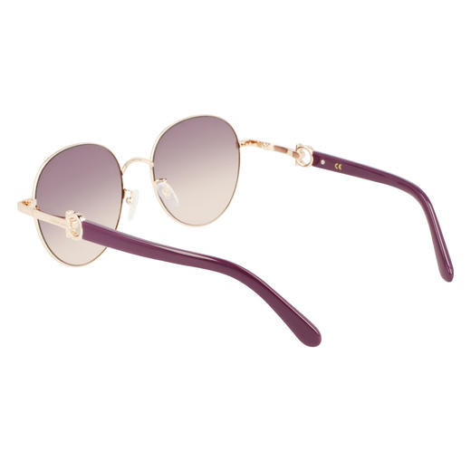 7886895643863 Salvatore Ferragamo 【商场同款】Ferragamo新品欧美时尚圆框复古休闲太阳镜墨镜女 商品图3