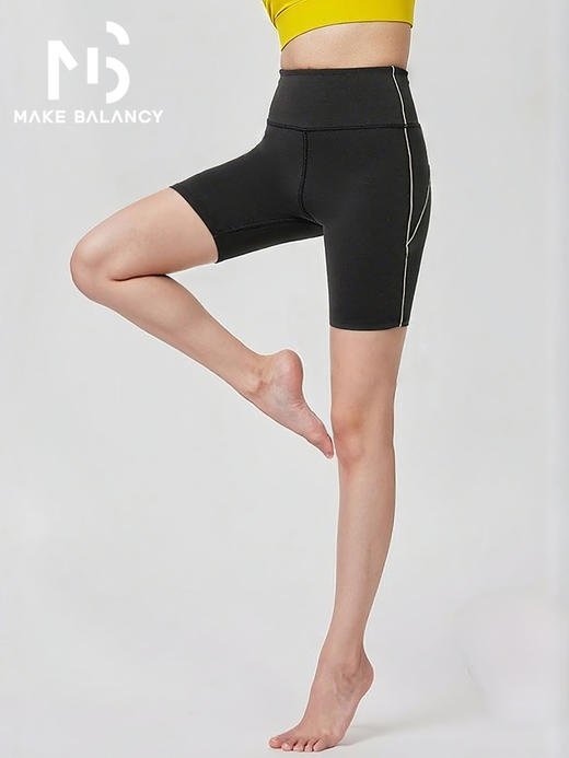 慕柏郦透气速干骑行短裤女运动短裤超强弹性鲨鱼裤无痕2362 商品图2