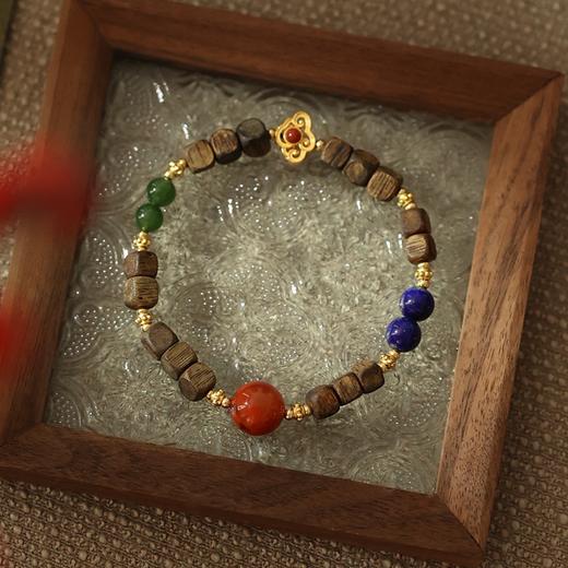 （3-5天发货）寻山隐·海南绿奇楠沉香新中式首饰 ，文玩国风美人的风雅首饰，自带儒雅香气 商品图3