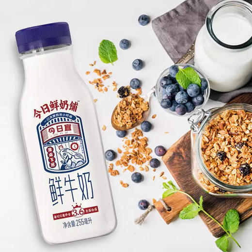 新希望今日鲜奶铺巴氏杀菌乳255ml，保质期15天 商品图5