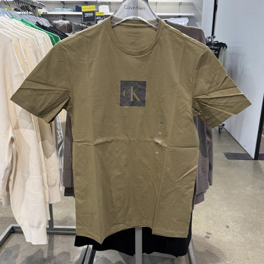 Calvin Klein jeans/CK 男士夏季印花图案透气休闲圆领短袖T恤 商品图1