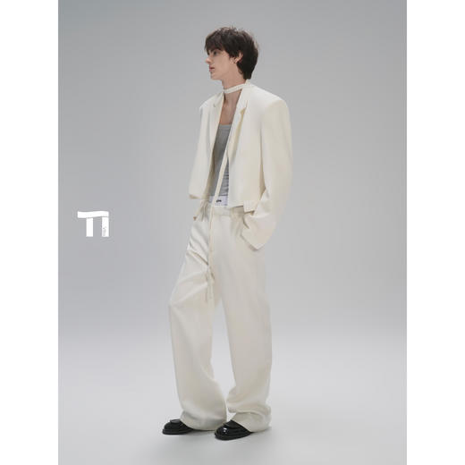 启世录TIWILLTANG“希御漫际”短款时尚都市雅痞显高西装套装 商品图2