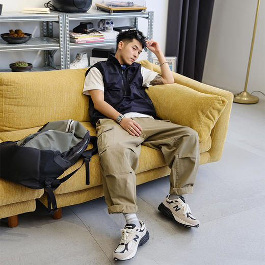 徐太浪套头半拉链立领马甲男款2025新款秋季独特休闲通勤夹克背心 商品图3