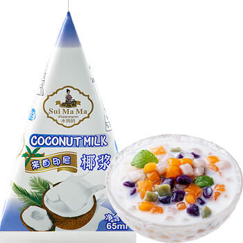 水妈妈进口椰浆1L 椰汁西米露水果捞原料奶茶店配料 咖喱伴侣大瓶装 /粮油调味 /烘焙原料 /饮品原料 商品图5