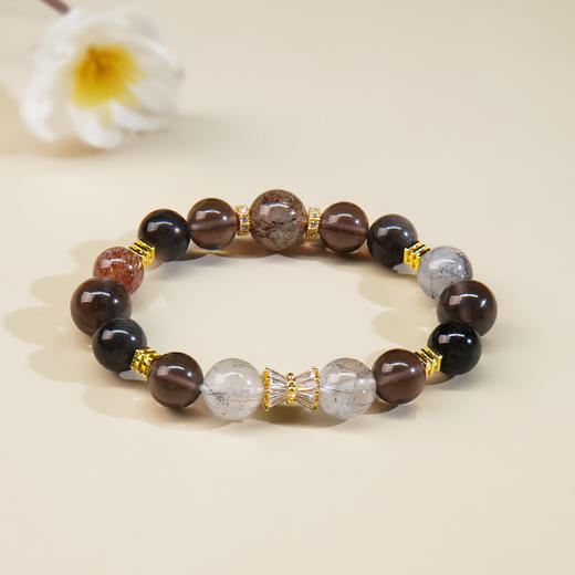 东方美学戴手上！！【珍银世家--国风玛瑙水晶手链系列】显白百搭 叠戴层次感 国风韵味/东方美感/清新素雅 吉祥幸运好寓意 贵气优雅且大方 赠礼盒礼袋包装！ 商品图5