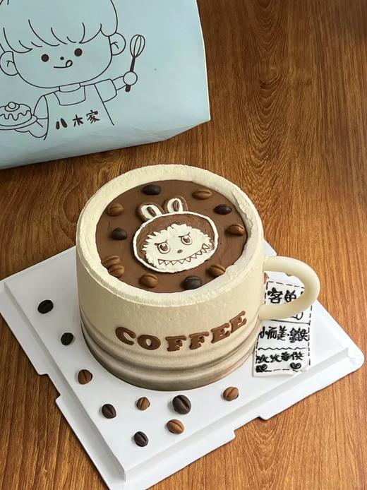 labubu咖啡卡通蛋糕-低糖处理无添加 商品图1