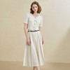 西遇气质小香风通勤套装女秋季圆领外套搭百褶裙两件套V2551104 商品缩略图1