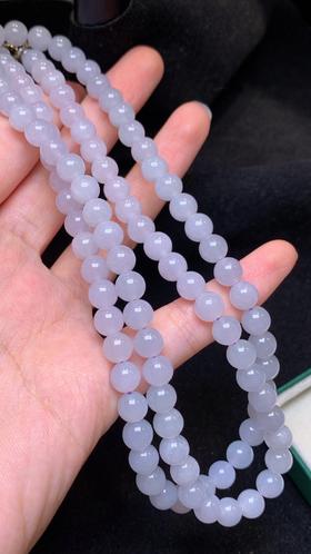 冰紫翡翠珠串