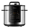 美的（Midea）电压力锅6L零涂层精钢厚釜双胆智能预约煮饭煲汤炖肉多功能高压锅MY-E6915G【ZMD安心系列】 商品缩略图0