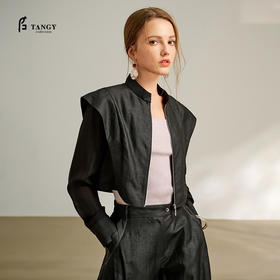 TANGYcollection2025天意精品夏季新品中国风莨绸时尚外套L252027
