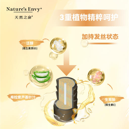 天然之扉植萃香氛洗发水修护橙果香发丝光泽强韧烫染受损洗发露 商品图6