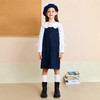 马克珍妮女童复古牛仔A版背带裙2025年秋装新款551668 商品缩略图1