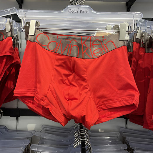 Calvin Klein/CK 男士简约舒适透气平角裤四角内裤单条装 商品图4