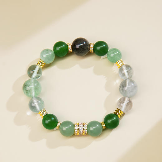 东方美学戴手上！！【珍银世家--国风玛瑙水晶手链系列】显白百搭 叠戴层次感 国风韵味/东方美感/清新素雅 吉祥幸运好寓意 贵气优雅且大方 赠礼盒礼袋包装！ 商品图4