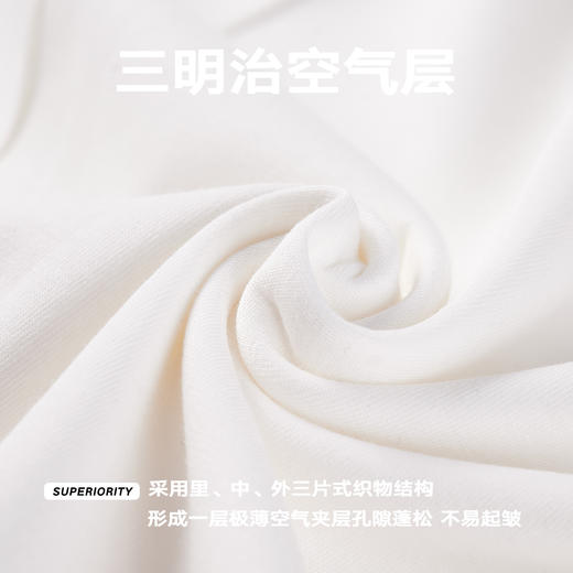 NPC潮牌字母印花空气层基础短袖T恤男立体剪裁宽松舒适NP55TE57 商品图4