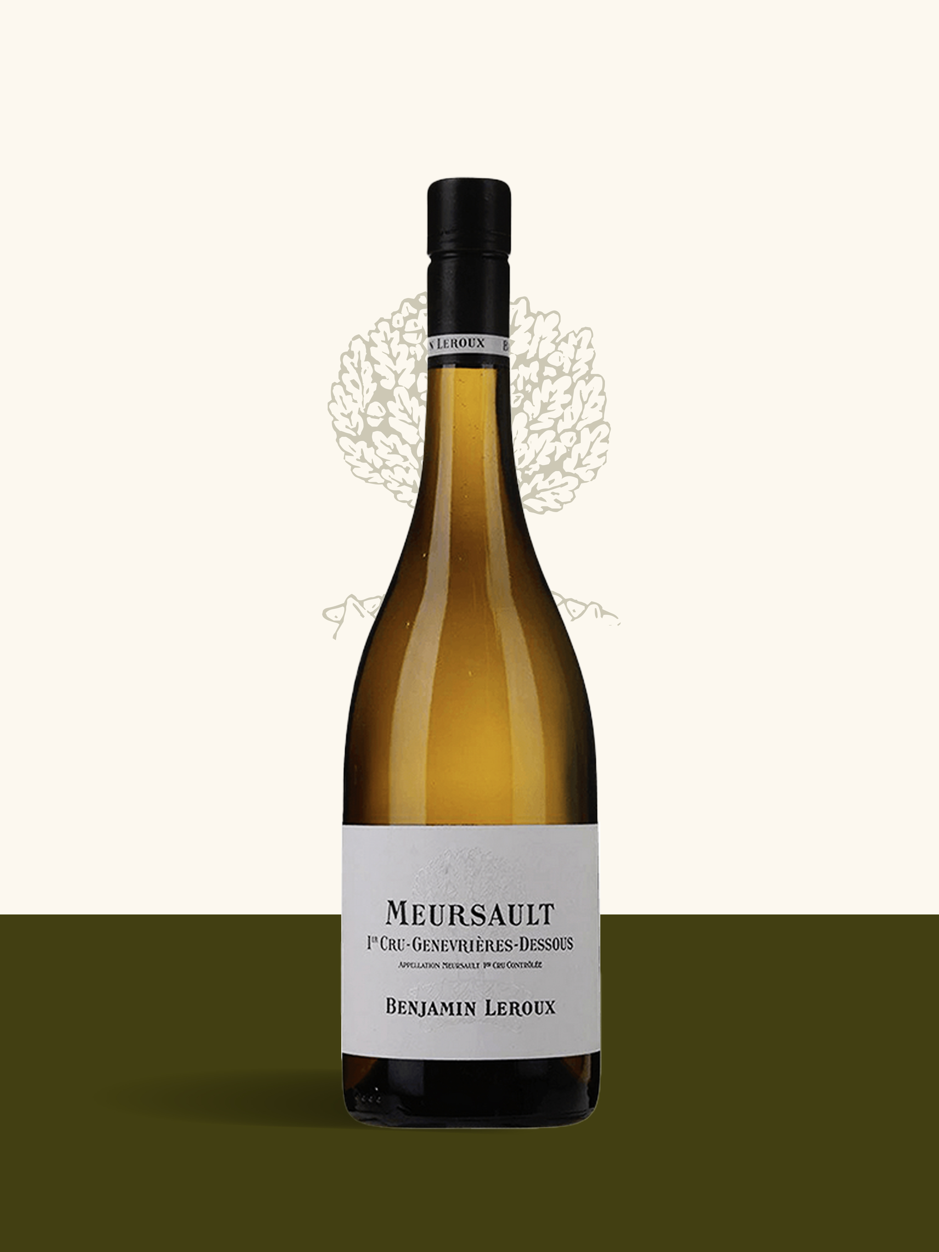 Benjamin Leroux, Meursault 1er Cru Genevrières Dessous 2016 (2024 ex-domaine)