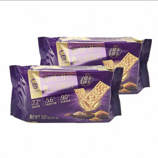 嘉顿21谷全麦梳打饼干108g 商品图0