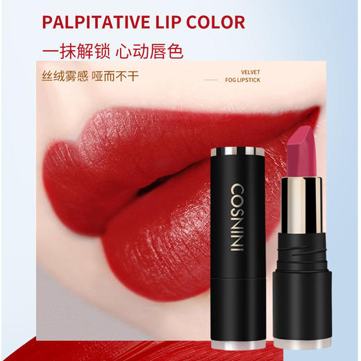 【哑光柔雾，柔润不干！】COSNINI口红防水不易掉色 不沾杯不脱色持久 生日礼物七夕情人节礼物-QB 商品图2
