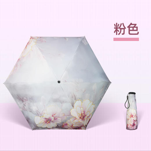 【多样屋专柜】伞防晒防紫外线迷你小巧便携太阳伞五折伞超轻女 商品图7
