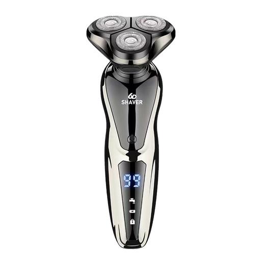 【三刀头剃须刀液晶数显】全身水洗理发鼻毛剃须三合一 多功能电动刮胡刀 商品图4