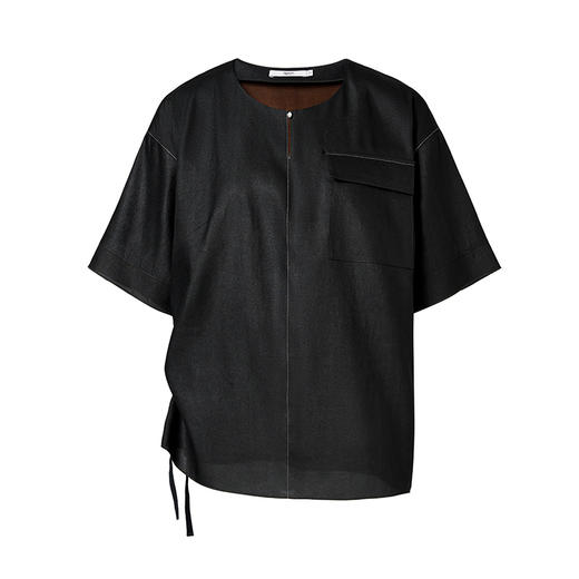 TANGYcollection天意2025秋季新品商场同款茛绸T恤L252026 商品图4