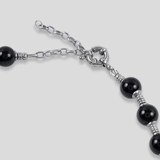 GOODBAI 916 logo异形吊坠串珠金属组合锁骨链 商品图2