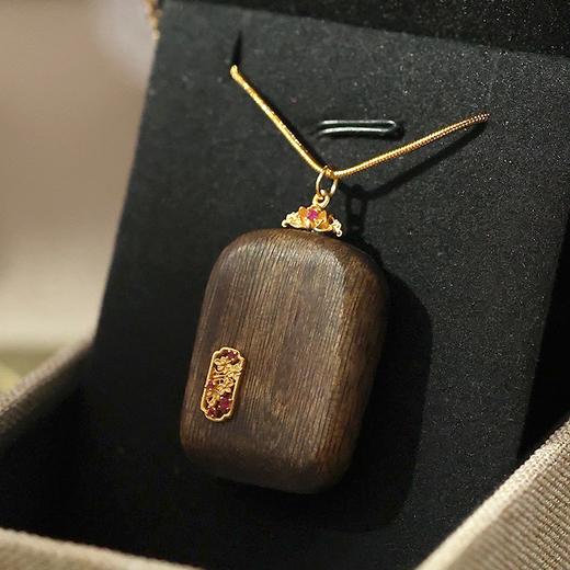 （3-5天发货）寻山隐·海南绿奇楠沉香新中式首饰 ，文玩国风美人的风雅首饰，自带儒雅香气 商品图2