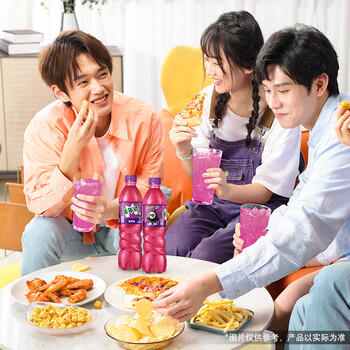 百事可乐美年达 Mirinda 葡萄味汽水碳酸饮料500ml*12瓶 整箱装 商品图5