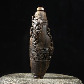 BC.BOG5-8.1-8  文莱老料沉水(貔貅双鱼瓶)挂件 ，47.06g