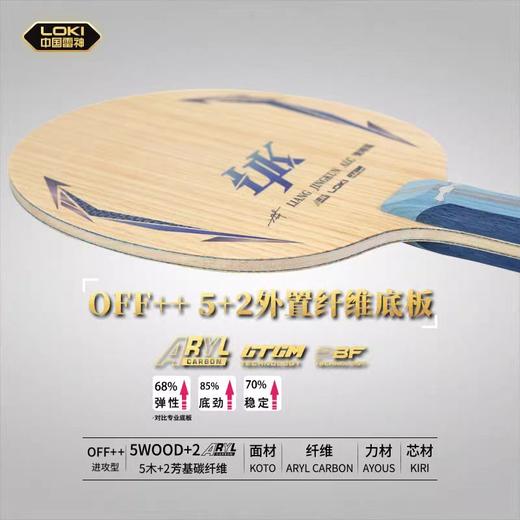 LOKI 雷神 梁靖昆ALC 外置蓝芳碳 特注乒乓球底板 商品图1