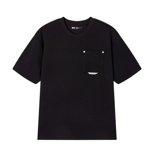 NPC潮牌空气层口袋短袖夏季T恤男士夏季简约运动休闲NP55TE45 商品图5