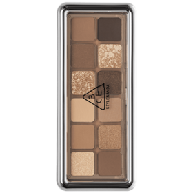 8809939531904 三熹玉3CE 【十二色眼影】鎏金盘哑光细闪亮片日常自然持久一盘多用