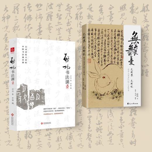 启功作品集：《启功书法课》《散文自传：无所畏无所忧》 商品图0