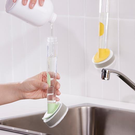 IKEA 洗碗海绵擦3件套（手柄可添加洗涤剂）浅绿色 商品图4