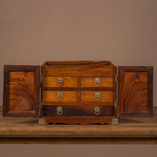 黄花梨盝顶官皮箱（一对） 商品图3