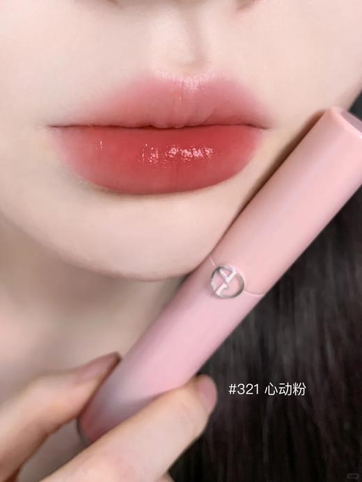 【七夕礼物 赠礼盒礼袋】粉色梦中人！Armani阿玛尼2025七夕限定系列唇釉142 321 504哑光+赠礼盒礼袋 商品图13