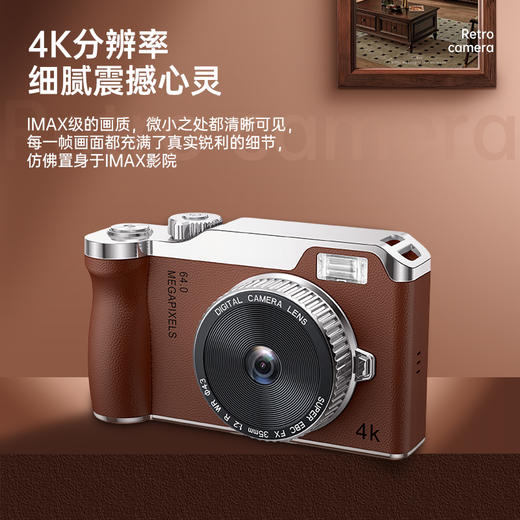 “蜡笔小新正版授权”梌野生 蜡笔小新联名版CCD相机 前后双摄 美不止一面（含读卡器套装） 商品图12