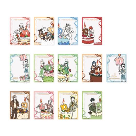 非人哉 十周年原画系列 透卡 全13种 12包/盒 国谷 商品图0