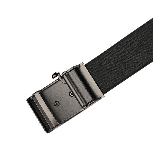 6942199078375115 沙驰satchi 男式腰带头层牛皮内穿自动扣商务真皮休闲皮带中年【节日礼物】115CM 商品图1