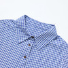 西遇miu系荷叶边蓝色格纹衬衫女秋季新款宽松百搭短款衬衣V2551156 商品缩略图5