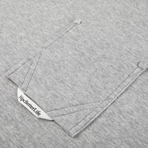 NPC潮牌空气层口袋短袖夏季T恤男士夏季简约运动休闲NP55TE45 商品图2