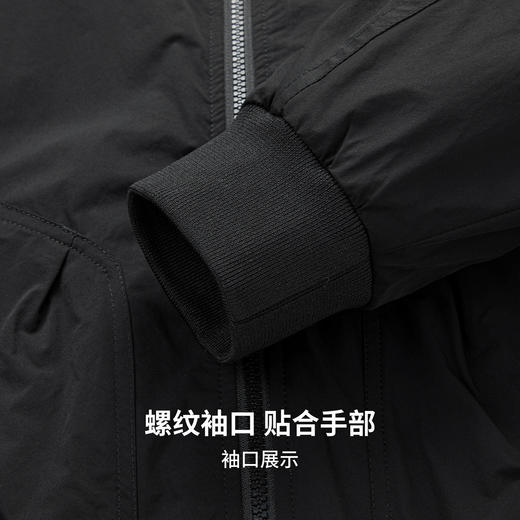 圣得西男士工装棒球领夹克2025年秋季新款时尚百搭几何拼接外套 商品图10